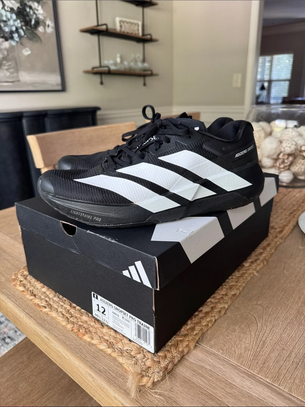 Adizero dropset pro adidas size 12D men’s worn 3 times